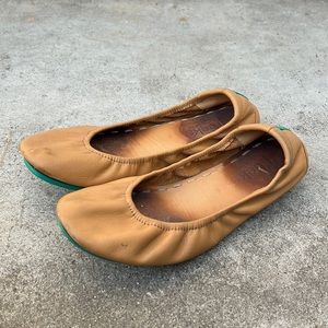 Tieks Flats Camel Size 6